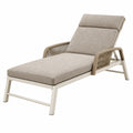 Lettino prendisole 200 cm in alluminio beige con schienale regolabile